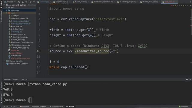 OpenCV with Python | 12-Saving Videos with OpenCV смотреть онлайн