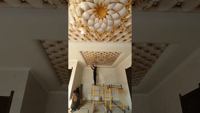 3D Натяжной потолок установка #натяжные_потолки смотреть онлайн