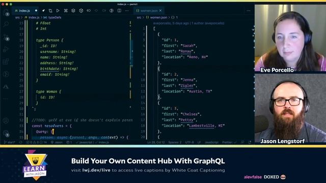 Build Your Own Content Hub With GraphQL (with Eve Porcello) — Learn With Jason смотреть онлайн
