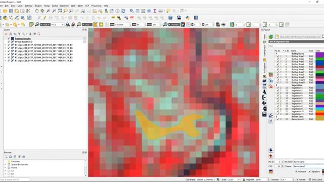 LULC classification, Random Forest Classification technique in Semi-Automatic Classification plugin смотреть онлайн