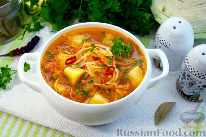 Вкусно даже без мяса.
ПОСТНЫЕ ЩИ ИЗ СВЕЖЕЙ КАПУСТЫ