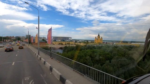 Обзорная экскурсия на двухэтажном автобусе по Нижнему Новгороду. Июнь 2022 смотреть онлайн