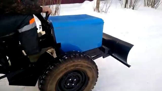Самодельный минитрактор смотреть онлайн