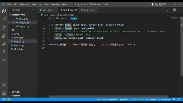 Transform JPG to PNG with Python - An Easy Tutorial | #python #pythonprojects смотреть онлайн