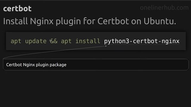 Install Nginx plugin for Certbot on Ubuntu. #certbot смотреть онлайн