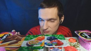 АСМР ВКУСНЫЕ ЙОГУРТЫ МУКБАНГ ЗВУКИ ЕДЫ | ASMR TASTY YOGURT MUKBANG THE SOUND OF FOOD