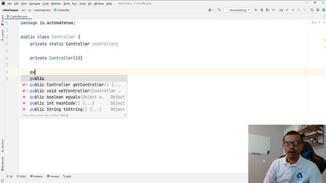 What is a singleton class in Java | Singleton design pattern | automateNow смотреть онлайн