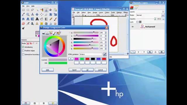 The Gimp - Video 07 - How To Use Scissors Select Tool - 5.37 Minutes смотреть онлайн
