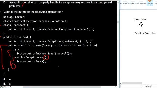 OCA JAVA SE 8 Programmer Guide Practice Test Chapter 8 # 11 - 20 смотреть онлайн