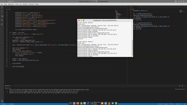 Network Automation & Programmibility use Python, Jinja2, CSV File, Netmiko & Cisco Device смотреть онлайн