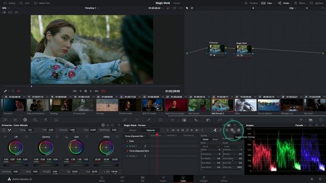 How to Color Correct Using Magic Mask смотреть онлайн