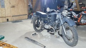 Восстановление мотоцикла Урал.Разборка.