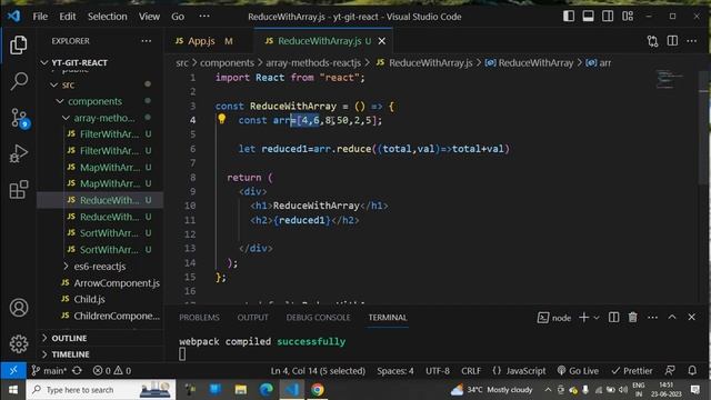 Part-33: reduce() method with array uses in react js. #like #share #subscribe #viral #reactjs смотреть онлайн
