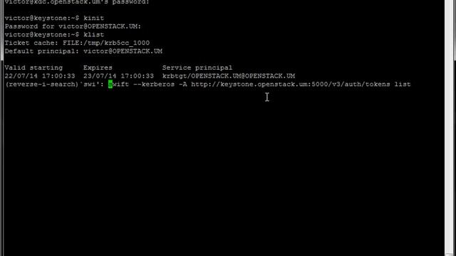 Autenticación mediante Kerberos en OpenStack смотреть онлайн