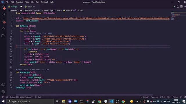 Scrape Amazon NEW METHOD with Python 2021 (code in Description) (Time lapse) смотреть онлайн
