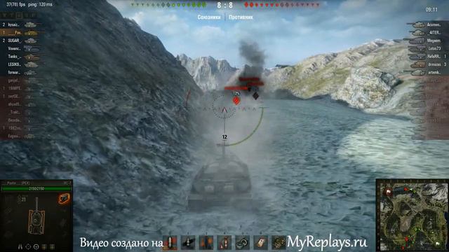 WOT: Перевал - ИС-7 смотреть онлайн