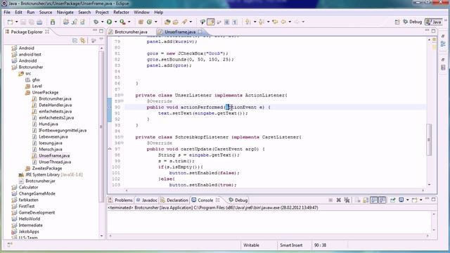 Java Tutorial 76 - Events смотреть онлайн