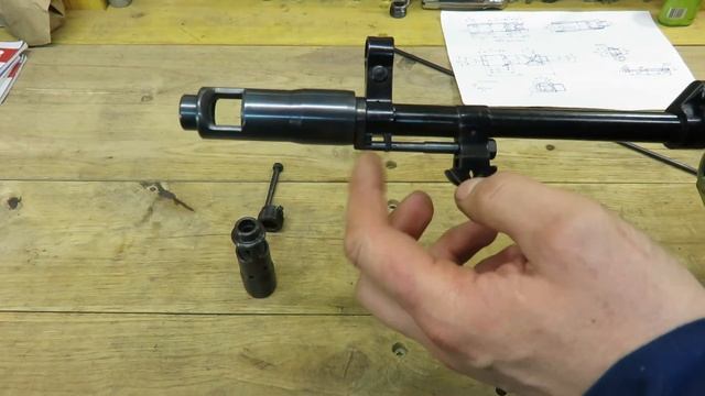 Самодельный ДТК на СКС по типу АК-74 смотреть онлайн