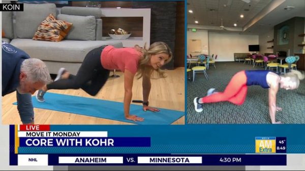 Personal trainer Bobbi Parker Hall joins AM Extra for Move it Monday