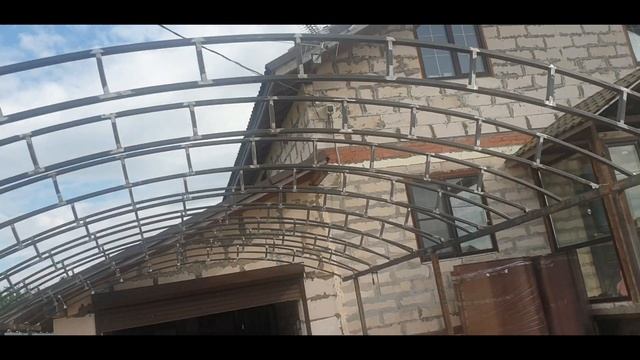 Овальные навес своими руками смотреть онлайн