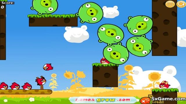Angry Birds Cannon 3 - KICK OUT THE GIANT PIGGIES TO RESCUE GIRLFRIEND SHOOTING GAME! смотреть онлайн