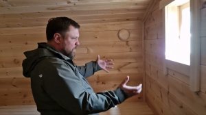 Каркасный дом с баней и санузлом.