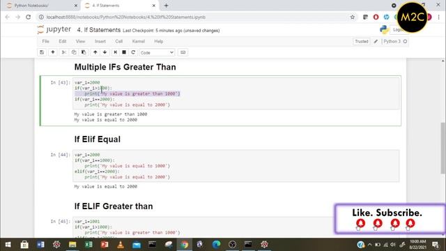 Python Tutorial - If Else Elif - Chapter 4 URDU/HINDI смотреть онлайн