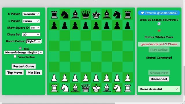 GameHands.Net: Can the AI find the correct move to complete Fool's Mate смотреть онлайн