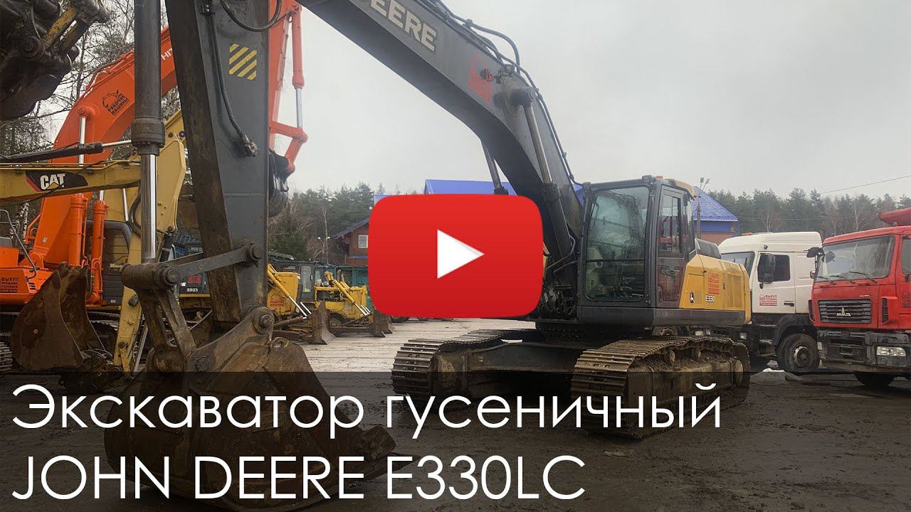 3408. Обзор Экскаватор гусеничный JOHN DEERE E330 смотреть онлайн