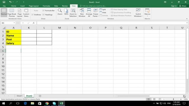 Microsoft Excel Tutorial in Pashto Complete View Tab Part 25 смотреть онлайн
