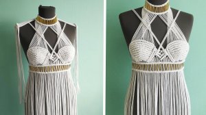 МАКРАМЕ ПЛАТЬЕ💃 | Мастер-класс