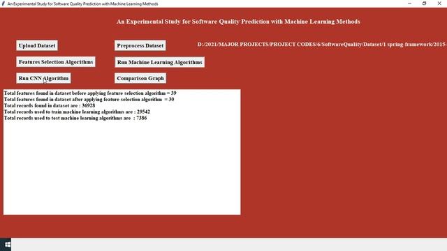 An Experimental Study for Software Quality Prediction with Machine Learning Methods || Python ||202 смотреть онлайн