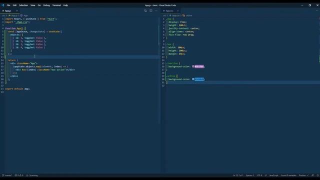 Toggling a value in an array of objects using react hooks смотреть онлайн