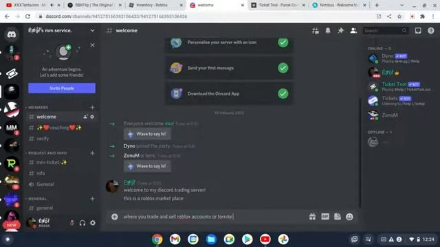 discord roblox trading and a middle man service смотреть онлайн
