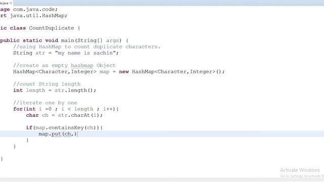 How To Count Duplicate Characters in Java Using HashMap смотреть онлайн