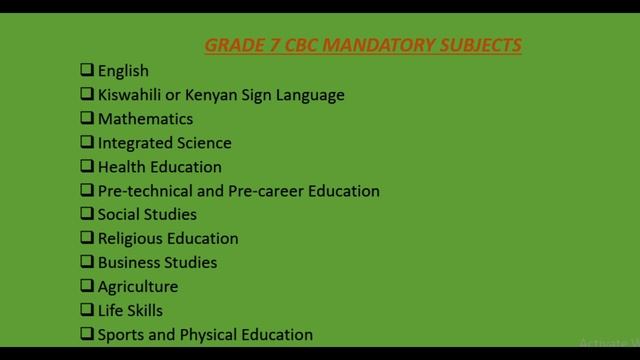 GRADE 7 CBC CURRICULUM// SUBJECTS FOR GRADE 7// SUBJECTS FOR JUNIOR SECONDARY смотреть онлайн