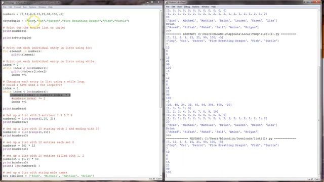 Python Lists and Tuples Introduction смотреть онлайн