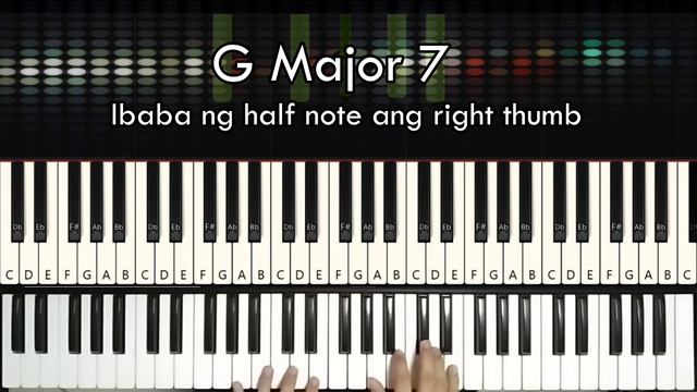 Lesson 4: Major 7 Chords | Tagalog Piano Tutorial смотреть онлайн