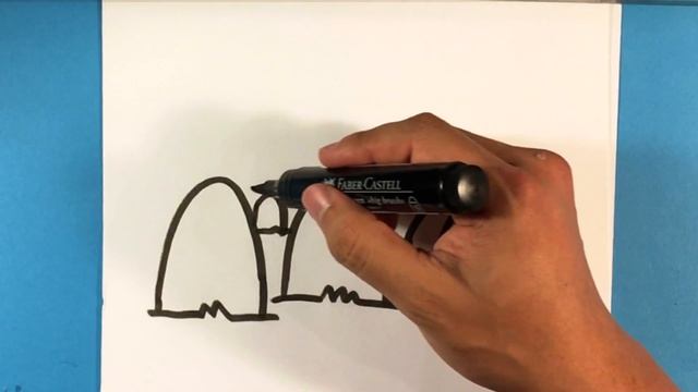 How to Draw a Graveyard - Halloween Drawings смотреть онлайн