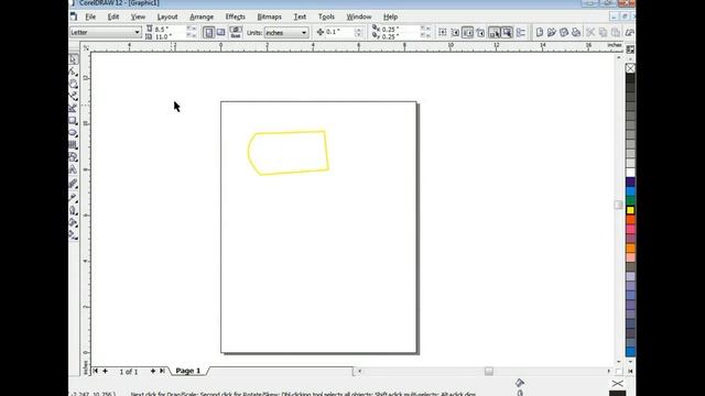CorelDRAW Tutorial 05: Zoom ,Freehand,Bezier, Pen,Artistic Media,Polyline & 3 Point Curve . смотреть онлайн