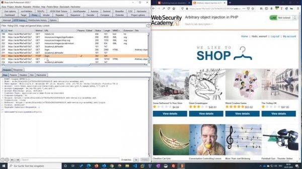 Arbitrary object injection in PHP (Video solution)