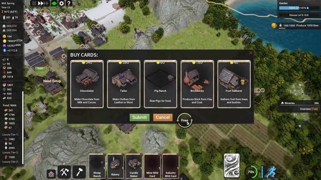 Kingdoms Reborn SURVIVAL #08 BEAUTIFICATION || HARD Winter Strategy Simulation City Builder смотреть онлайн