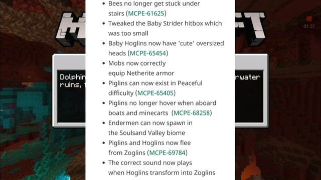 BIG FIXES!? | Minecraft Beta Update v1.16.0.59 смотреть онлайн
