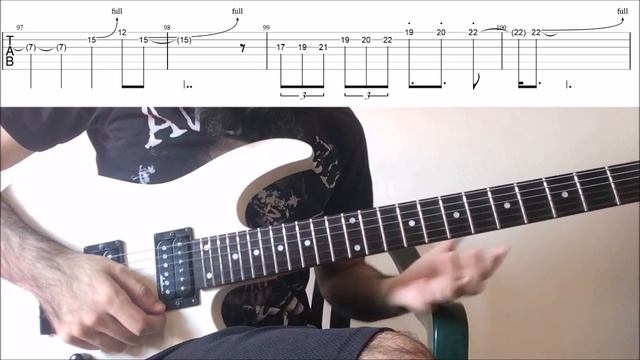 How To Play "Cloud Connected" By Inflames (Guitar Solo Tutorial With TABS!) смотреть онлайн
