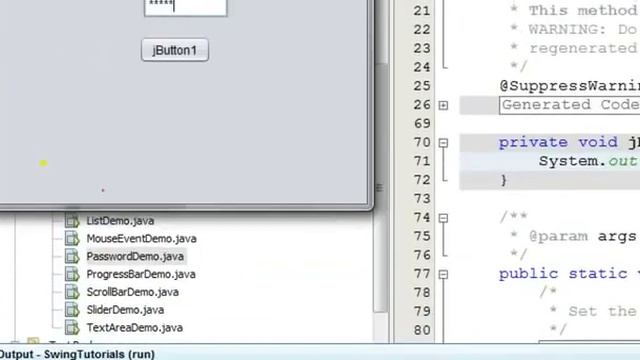Bài 39 Java Swing+ Password Field смотреть онлайн