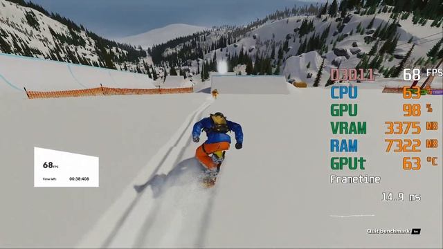 GeForce GTX 1650 SUPER -- Intel Core i3-9100F -- STEEP Benchmark смотреть онлайн