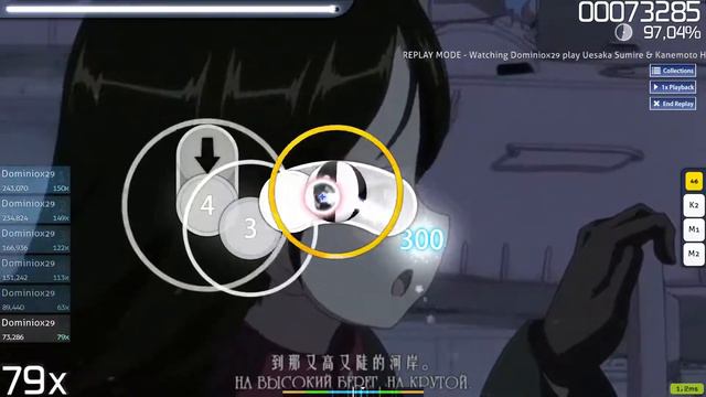 osu! Uesaka Sumire & Kanemoto Hisako Katyusha смотреть онлайн
