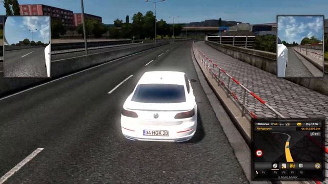 Euro Truck Simulator 2 VOLKSWAGEN ARTEON POV смотреть онлайн