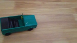 Заводная механическая игрушка -Автомобиль УАЗ-469 с антеной.Астрецово.СССР.Редкость!