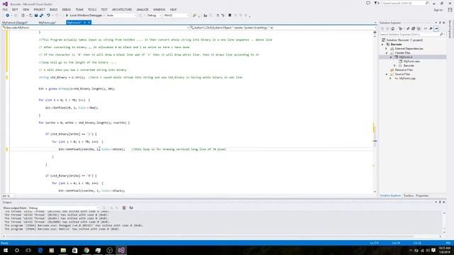 Barcode Maker/Generator C++ Visual Studio смотреть онлайн